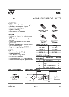 STIL Datasheet PDF STMicroelectronics