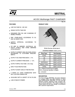 GSAC-XXCCC5 Datasheet PDF STMicroelectronics