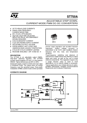 ST750ACD Datasheet PDF STMicroelectronics