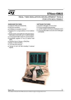 ST623X-DBE Datasheet PDF STMicroelectronics