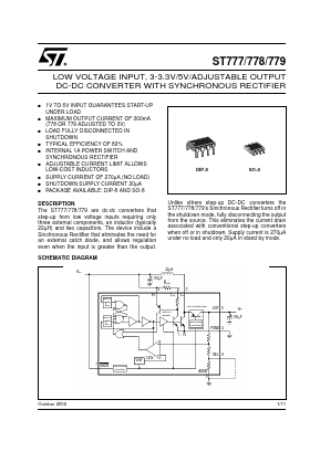 ST777ACD-TR Datasheet PDF STMicroelectronics