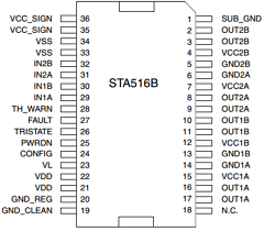 STA516B13TR Datasheet PDF STMicroelectronics