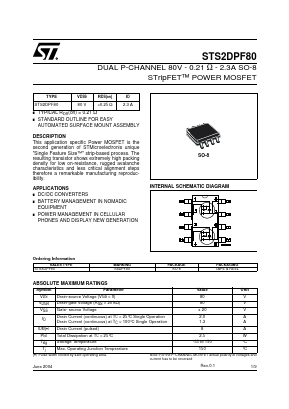 S8DPF80 Datasheet PDF STMicroelectronics