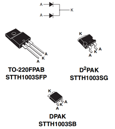 STTH1003S Datasheet PDF STMicroelectronics