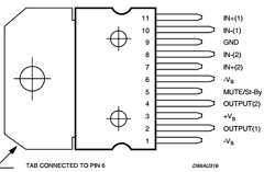 TDA7292 Datasheet PDF STMicroelectronics