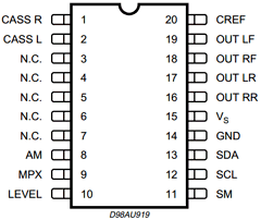TDA7403D Datasheet PDF STMicroelectronics