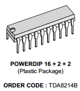 TDA8214B Datasheet PDF STMicroelectronics