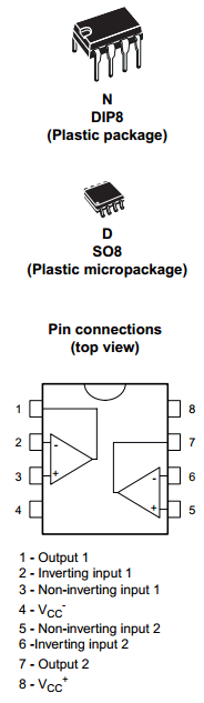 TL072CDT Datasheet PDF STMicroelectronics