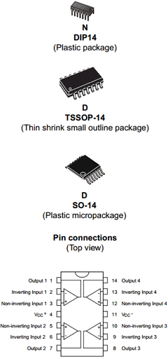 TL084BCP Datasheet PDF STMicroelectronics