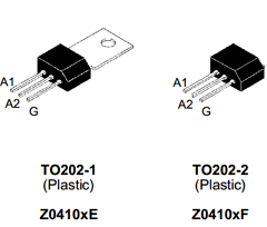 Z0410 Datasheet PDF STMicroelectronics