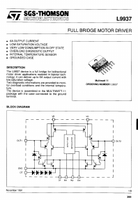 L9937 Datasheet PDF STMicroelectronics