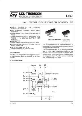 L497B Datasheet PDF STMicroelectronics