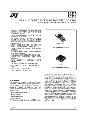 L3235 Datasheet PDF STMicroelectronics