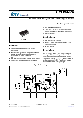 ALTAIR04-900 Datasheet PDF STMicroelectronics
