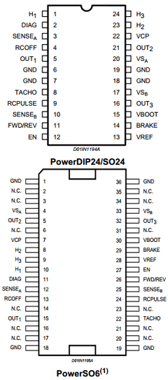 L6235PD013TR Datasheet PDF STMicroelectronics