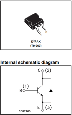 STB13007DT4 Datasheet PDF STMicroelectronics