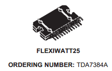 TDA7384 Datasheet PDF STMicroelectronics