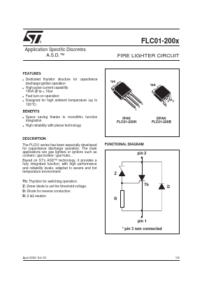 FLC01-200X Datasheet PDF STMicroelectronics