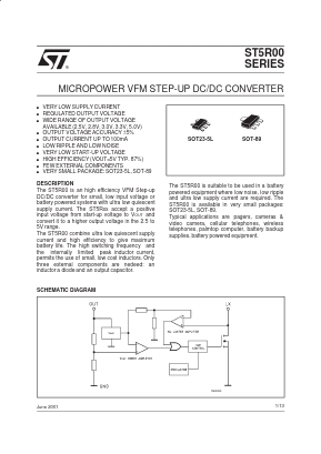 ST5R50U Datasheet PDF STMicroelectronics
