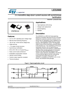 LED2000PUR Datasheet PDF STMicroelectronics