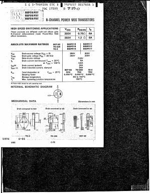 SGSP317 Datasheet PDF STMicroelectronics