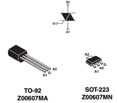 Z00607MA Datasheet PDF STMicroelectronics