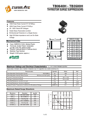 T130H Datasheet PDF SUNMATE electronic Co., LTD