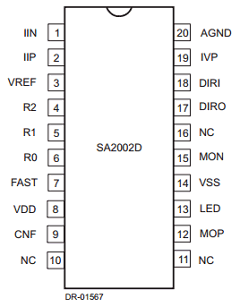 SA2002D Datasheet PDF South African Micro Electronic Systems