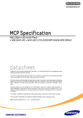 KA100O015E-BJTT Datasheet PDF Samsung
