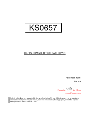 KS0657 Datasheet PDF Samsung