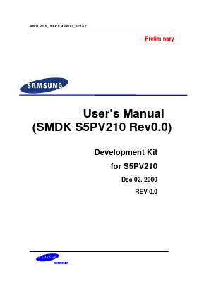 S5PV210 Datasheet PDF Samsung