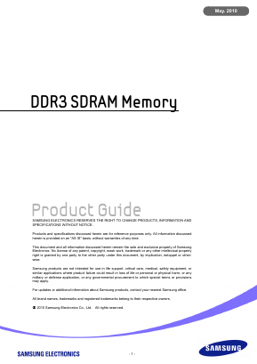 M391B5773CH0_ Datasheet PDF Samsung