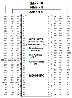 K4H510438B-TC Datasheet PDF Samsung