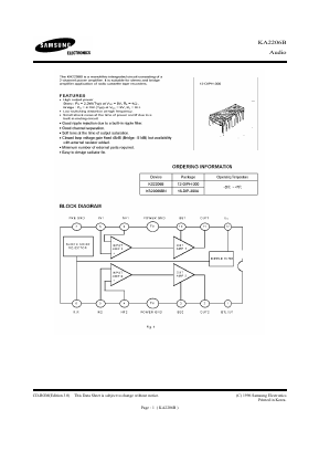 KS2206BN Datasheet PDF Samsung