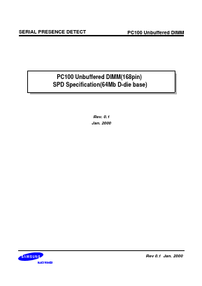 M366S0823DTS Datasheet PDF Samsung
