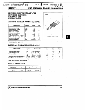 KSB744A Datasheet PDF Samsung