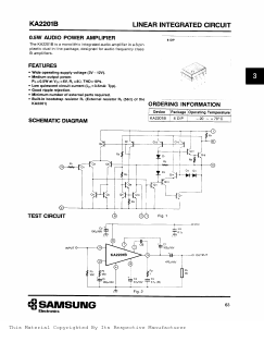 KA2201B Datasheet PDF Samsung