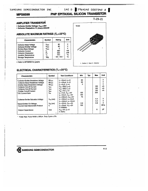 MPS8599 Datasheet PDF Samsung