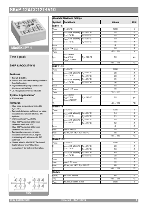 12ACC12T4V10 Datasheet PDF Semikron