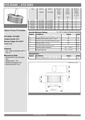 KYZ25A5 Datasheet PDF Semikron