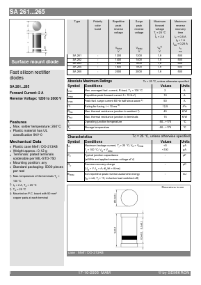 SA263 Datasheet PDF Semikron
