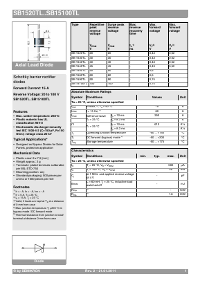 SB1550TL Datasheet PDF Semikron