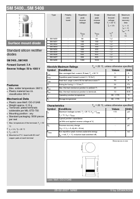 SM5400 Datasheet PDF Semikron