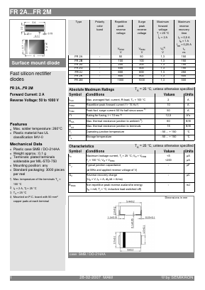 FR2A Datasheet PDF Semikron