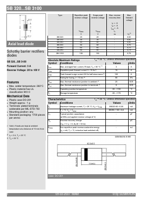 SB320 Datasheet PDF Semikron
