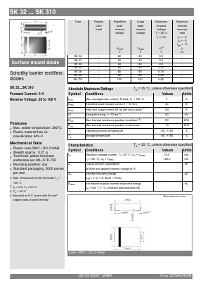 SK38 Datasheet PDF Semikron