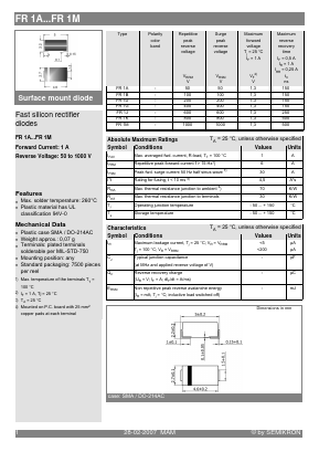 FR1J Datasheet PDF Semikron