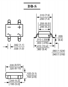 DF08S Datasheet PDF Semtech Electronics LTD.