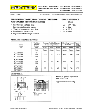 SCNAS05FF Datasheet PDF Semtech Corporation