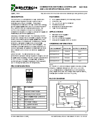 SC113X Datasheet PDF Semtech Corporation